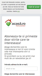 Mobile Screenshot of newsletter.acasa.ro